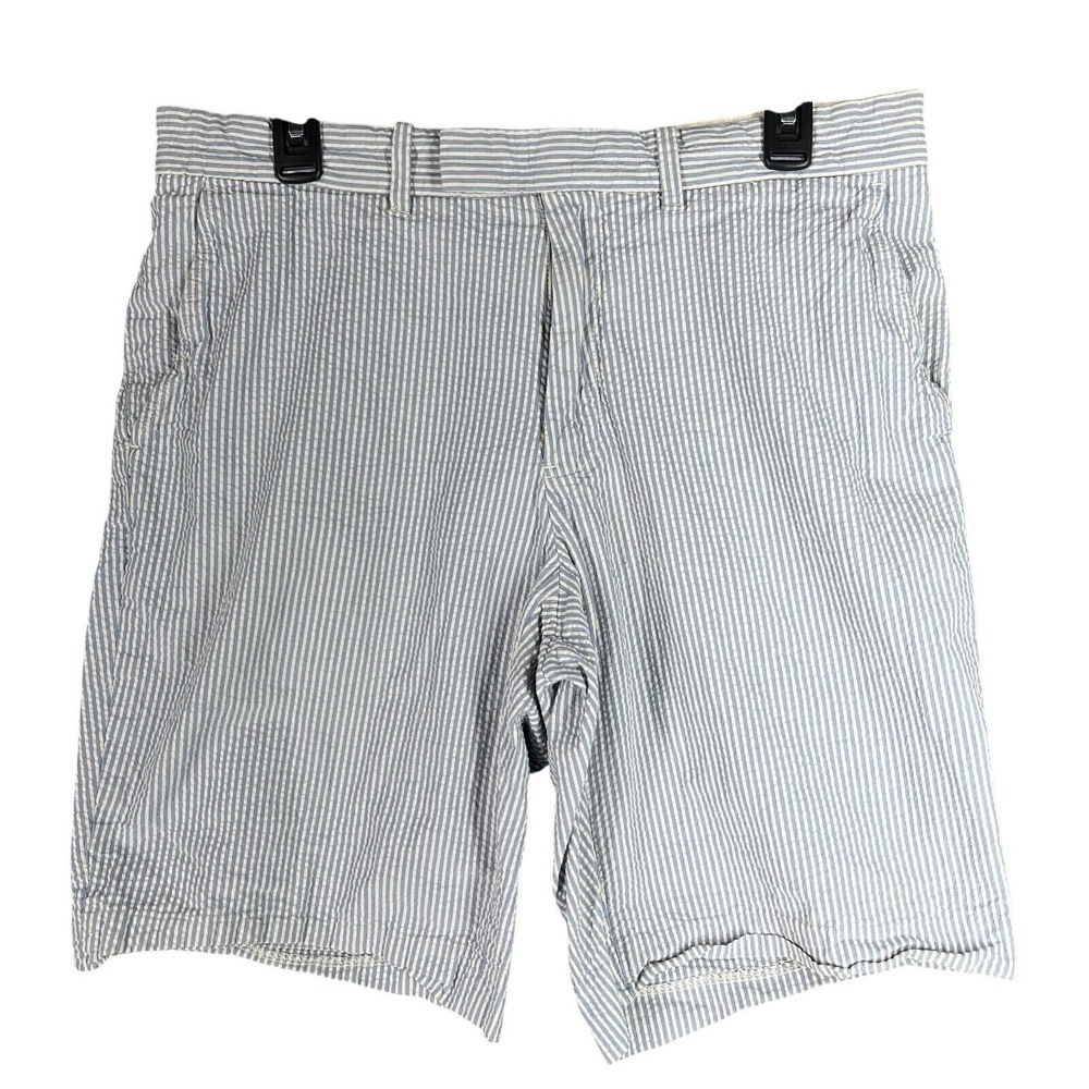 Polo Ralph Lauren Shorts Mens 34 Seersucker‎ Chino Preppy Vintage 90s Old Money